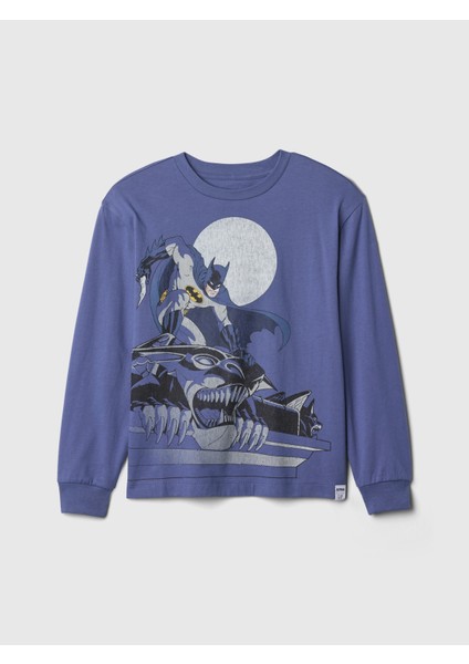 Erkek Çocuk Mavi Dc™ Batman Grafikli T-Shirt