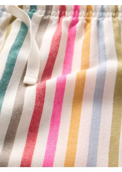 Kız Çocuk Çok Renkli Geri Dönüştürülmüş Flannel Pijama Takımı modelleri