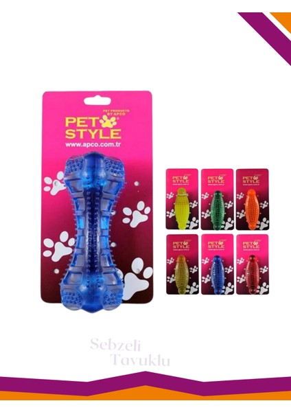 Yumuşak Dolgu Kemik Köpek Diş Kaşıma Oyuncağı