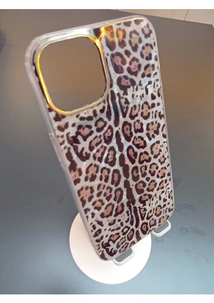 Apple iPhone 11 Pro Uyumlu Leopar Desen Hologram Kapak Darbe Korumalı Kılıf fiyatları
