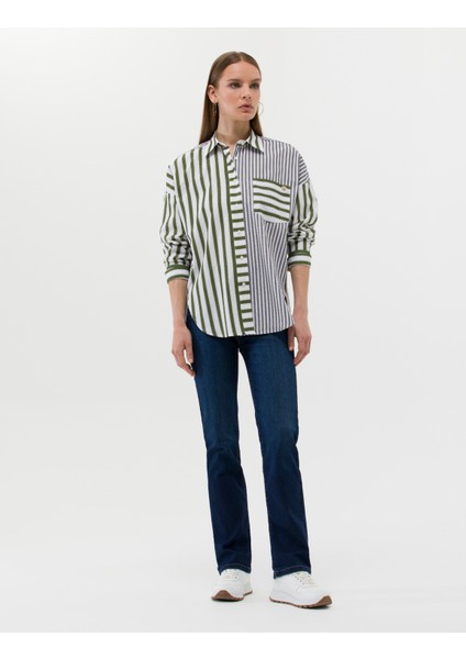 Kadın Koyu Indigo Slim Strong Jean Pantolon 50262570-VR089