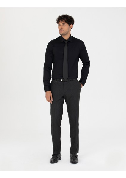 Erkek Antrasit Slim Fit Kumaş Pantolon 50277312-VR006 modelleri