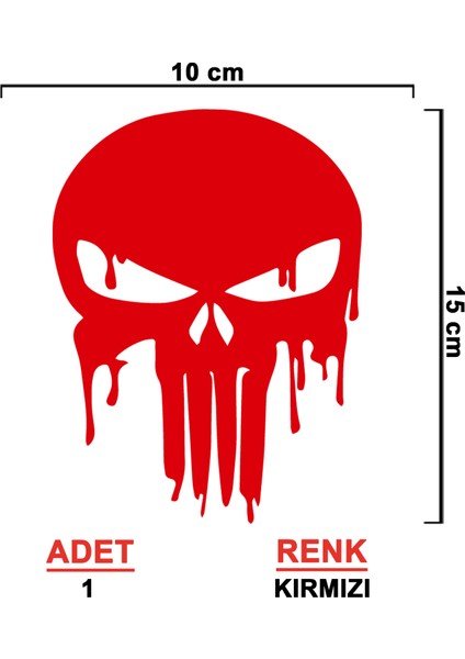 Kuru Kafa Sticker Model 7 - Oto Sticker - Araba Sticker - Araç Sticker - Cam Sticker - Oto Aksesuar