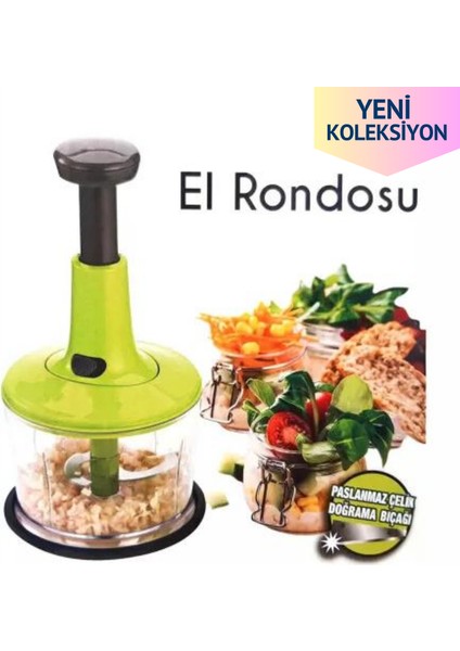 Çelik 3 Bıçaklı Basmalı El Rondosu fiyatları