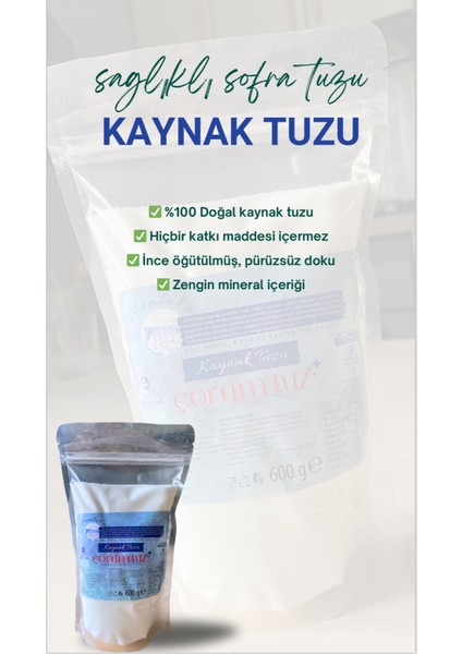 Doğal Çorum Tuz 1200 gr indirimleri