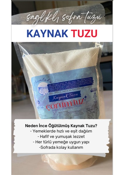 Doğal Çorum Tuz 1200 gr