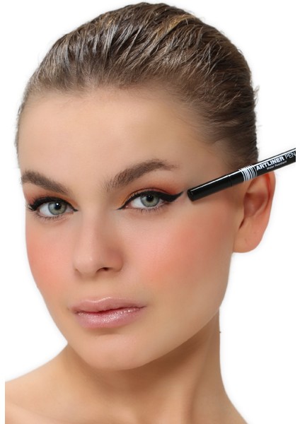 Show Your Look 24H Long Lasting Mascara + Pastel Artliner Pen - Artliner Kalem 01 Black