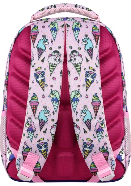 Lisanslı Dondurma Desen Ilkokul Çantası 3 Lü Set (Çanta + Termal Beslenme + Kalemlik) fırsatları