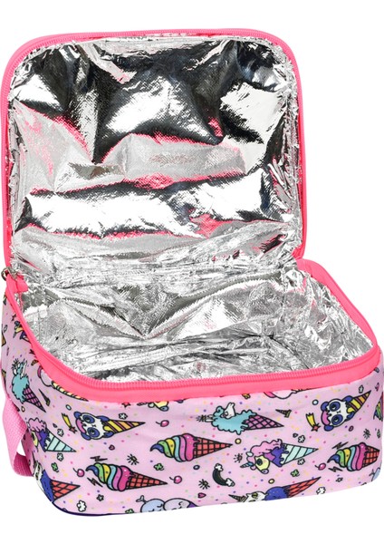Lisanslı Dondurma Desen Ilkokul Çantası 3 Lü Set (Çanta + Termal Beslenme + Kalemlik) indirimleri