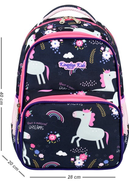 Lisanslı Unicorn Ilkokul Çantası 3'lü Set Çanta + Termal Beslenme + Kalemlik fiyatları