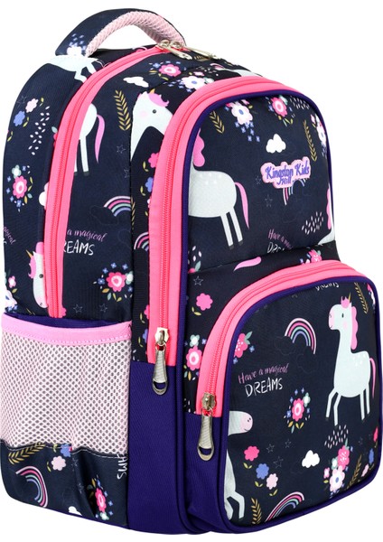 Lisanslı Unicorn Ilkokul Çantası 3'lü Set Çanta + Termal Beslenme + Kalemlik modelleri