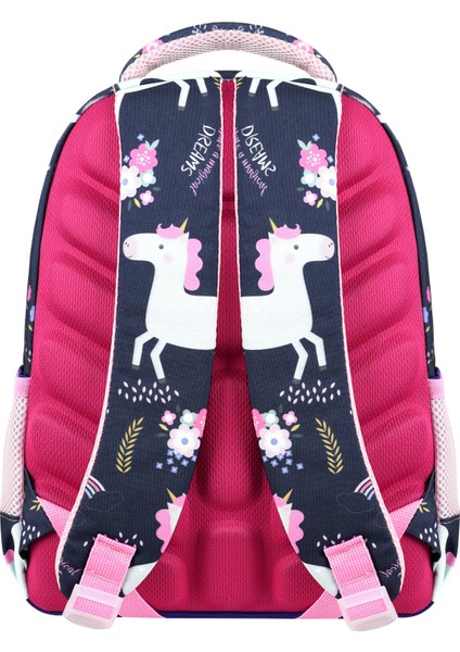 Lisanslı Unicorn Ilkokul Çantası 3'lü Set Çanta + Termal Beslenme + Kalemlik fırsatları