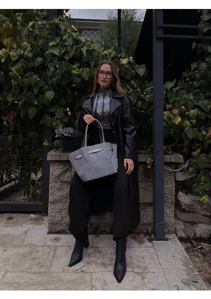 Süet Kemer Detaylı Kadın El ve Omuz Çantası fiyatları