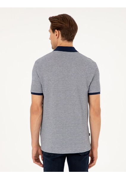 Erkek Lacivert Regular Fit Tişört 50297405-VR033