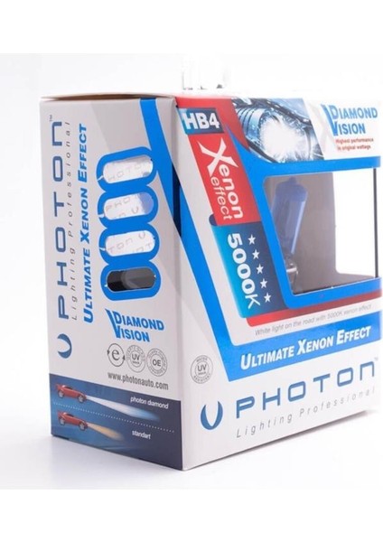 Xen Vision 5000K Hb4 9006 Diamond Vision 12 Volt 55W