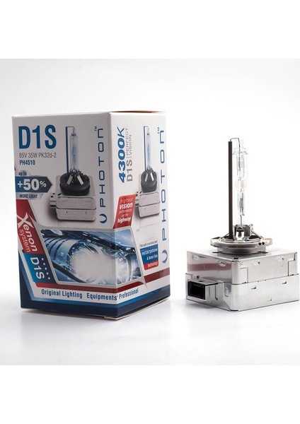 D1S 4300K %50 Fazla Işık Zenon Xenon Ampül (1 Adet)