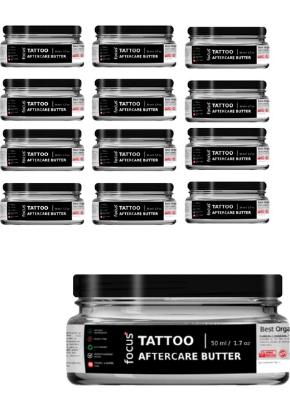 Focus Tattoo Dovme Bakım Kremi 50ML 12'li Paket