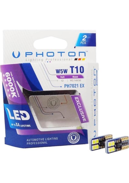 W5W T10 PH7021 Ex Can-Bus Özel Plaka LED