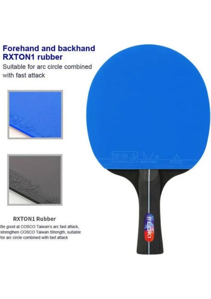 Loki Blue Ittf Onaylı Masa Tenisi Raketi