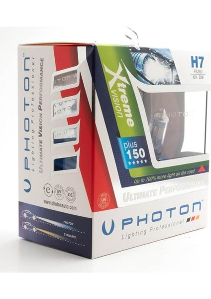 Xtreme Vision %150 Fazla Isık H7 Ampul