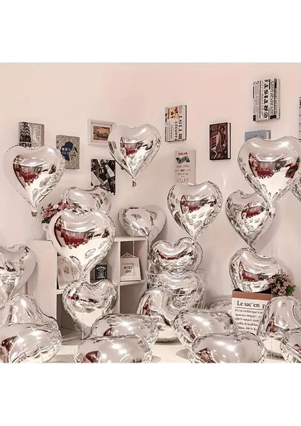 Romantik Doğum Günü Özel Günler Kırmızı Kalpler Set Parti Kutlama