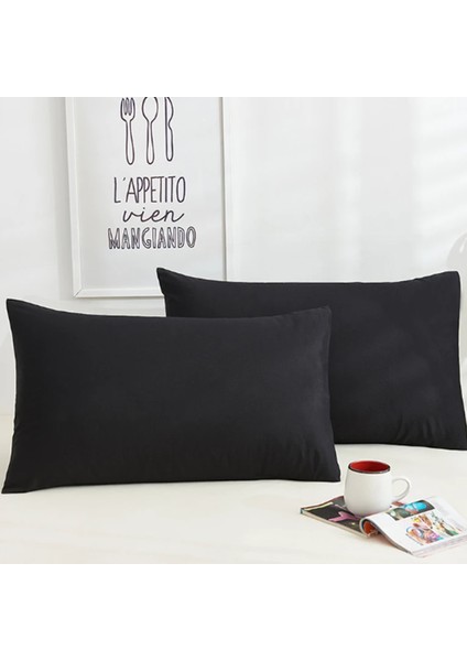 2li Pamuk Saten Yastık Kılıfı (Saç Elektriklenmesini Kırılmasını Önler) Pamuk