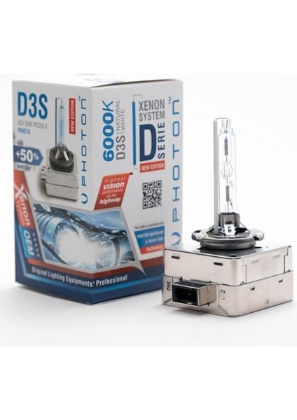 D3S 6000K +%50 Fazla Işık Xenon Far Ampulü PH4516