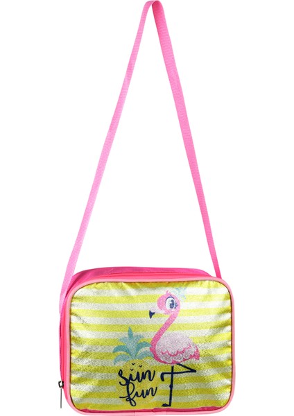 Simli Flamingo Beslenmeli Ilkokul Çanta Seti indirimleri