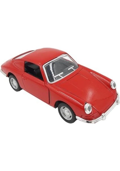 Nostaljik Klasik Metal Çek Bırak Araba Kırmızı Kapılar Açılır ( 1/36 Ölçek ) Mod:5