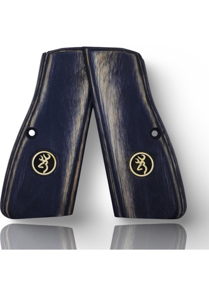 Kabzası - Zig 14, Browning Hp, High Power 14, Dik Kasa, Browning Halkalı (Halka Için Kesim Yaptırmak Için Mesaj Atın), Halkasız ile Uyumlu - Sadece Vernik Uygulanmış - Lamine fiyatları