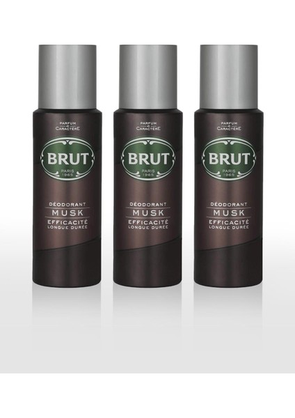Musk Erkek Deodorant 200 ml X3 Adet