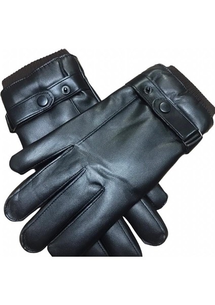 Erkek Standart Beden Suni Deri Eldiven Dokunmatik Ekran Uyumlu modelleri