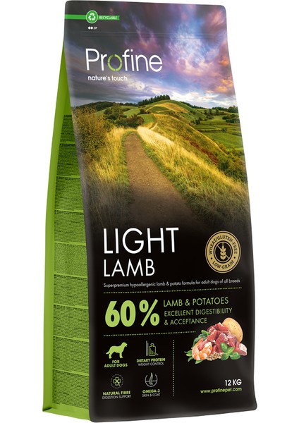 Gluten Free Light Lamb 12KG