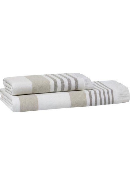 Tibor 80X160 cm Bej Banyo Havlusu