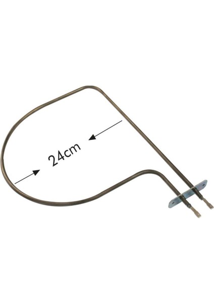 Ince Fırın Boru Rezistansı (Mide-Flanşlı) 220 Volt 1000 Watt