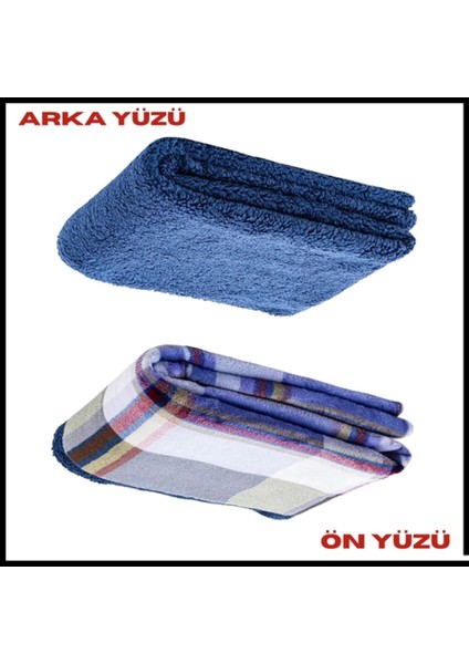 Uyguna-Yakala Acil Durum Battaniye Peluş Polar Mavi Ekose Kamp BATTANIYESI-MLZ.303 fiyatları