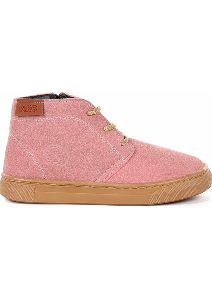 Homer Fermuarlı Kız Çocuk Günlük Bot Ayakkabı Pudra