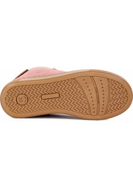 Homer Fermuarlı Kız Çocuk Günlük Bot Ayakkabı Pudra modelleri