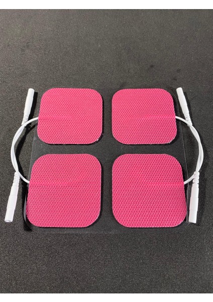 5 Paket, 20 Adet Pembe Tens Elektrod Pedi 5x5 cm Extra Güçlendirilmiş Yapışkanlı Kumaş modelleri