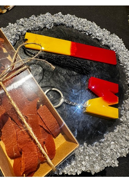 Epoksi Taraftar Gs Kitap Ayracı ve Anahtarlık Set 24 Kasım Öğretmenler Günü Hediyelik fiyatları