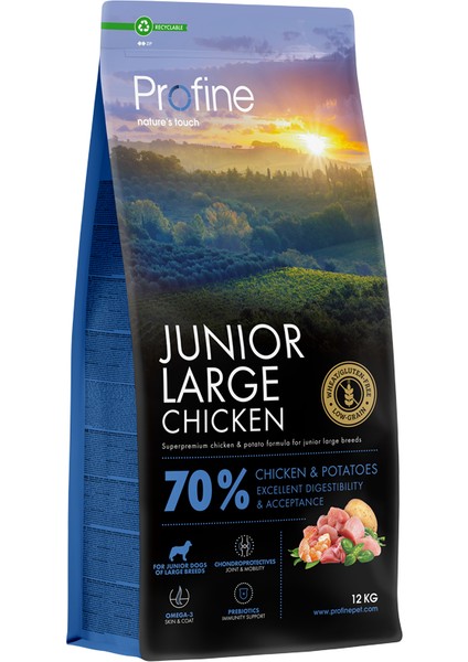 Gluten Free Junior Large Chicken 12KG