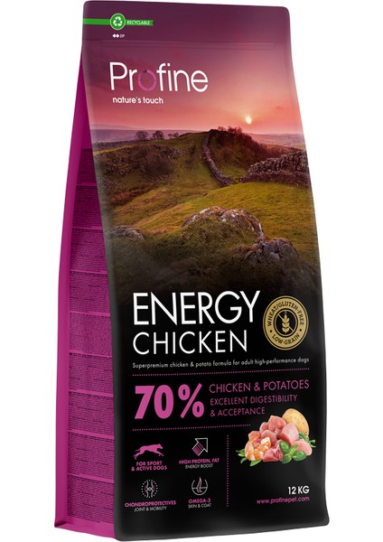 Gluten Free Energy Chicken 12KG