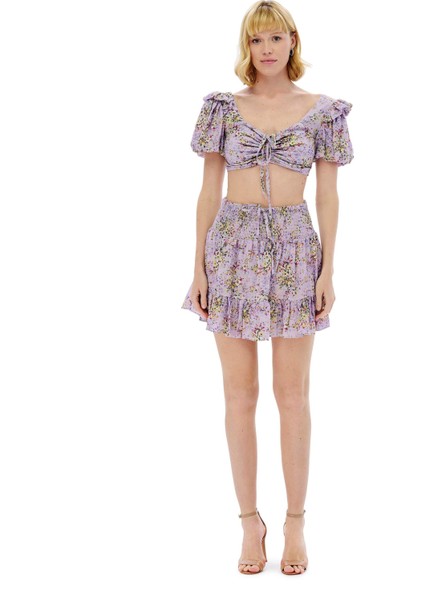 Remi Short Takım Lila