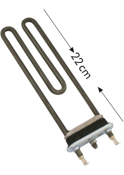 1900W Termostat Delikli Çamaşır Makinesi Rezistansı 22CM 220V Uyumlu