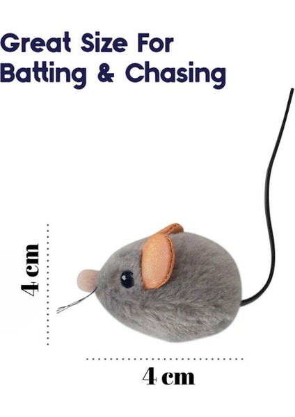 Squeak Squeak Mouse Catnip’li Sesli Fare Kedi Oyuncağı