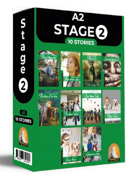 Ingilizce Hikaye Stage 2 10’lu Hikaye Seti Kutulu (A2) Seviyelerinde