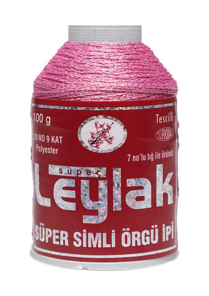 Süper Simli Örgü Ipi 9 Kat 20 No 100 Gr. Kod/renk: 2603