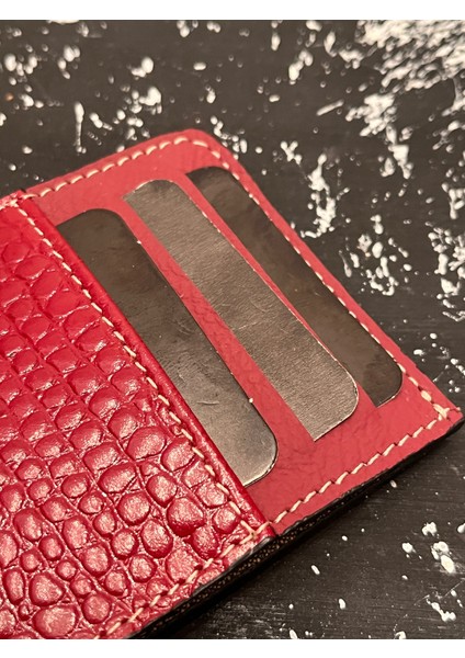- W Model Bordo Kroko & Mat Bordo Deri Kartlık Cüzdan Kartlık fiyatları