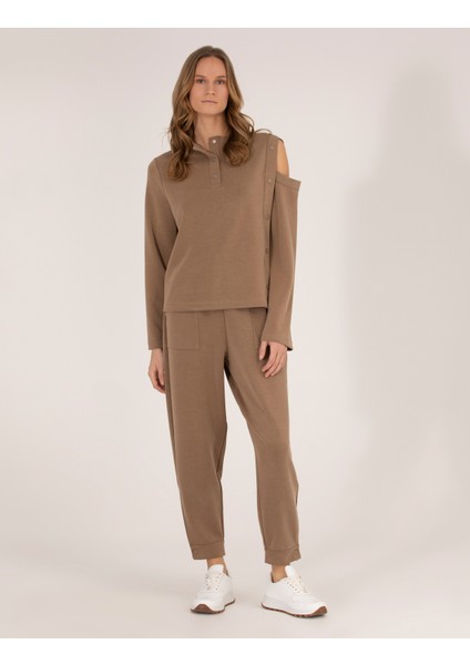 Kadın Coconut Comfort Fit Sweatshirt 50262505-VR153 fırsatları