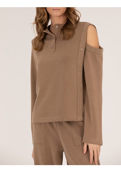 Kadın Coconut Comfort Fit Sweatshirt 50262505-VR153 indirimleri